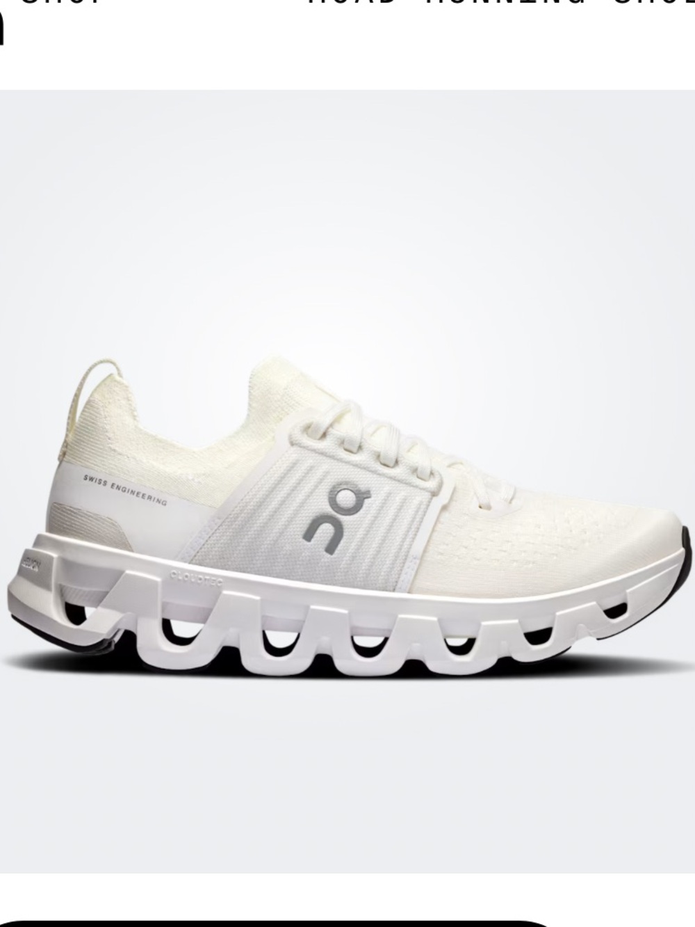 On Running Women's All-White Cloudswift Athletic Shoes size 9